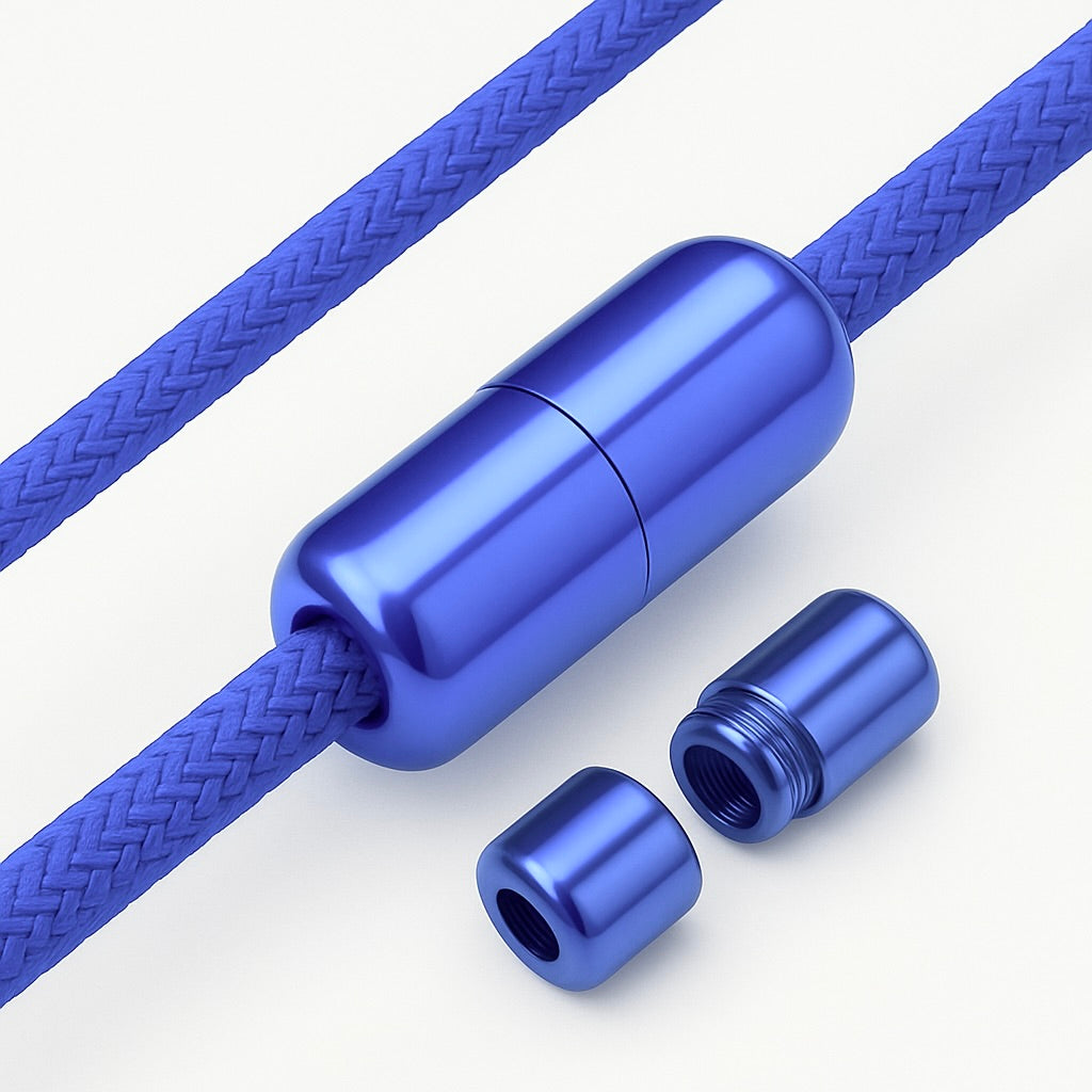 Embouts de Lacets Capsules - Bleu Électrique