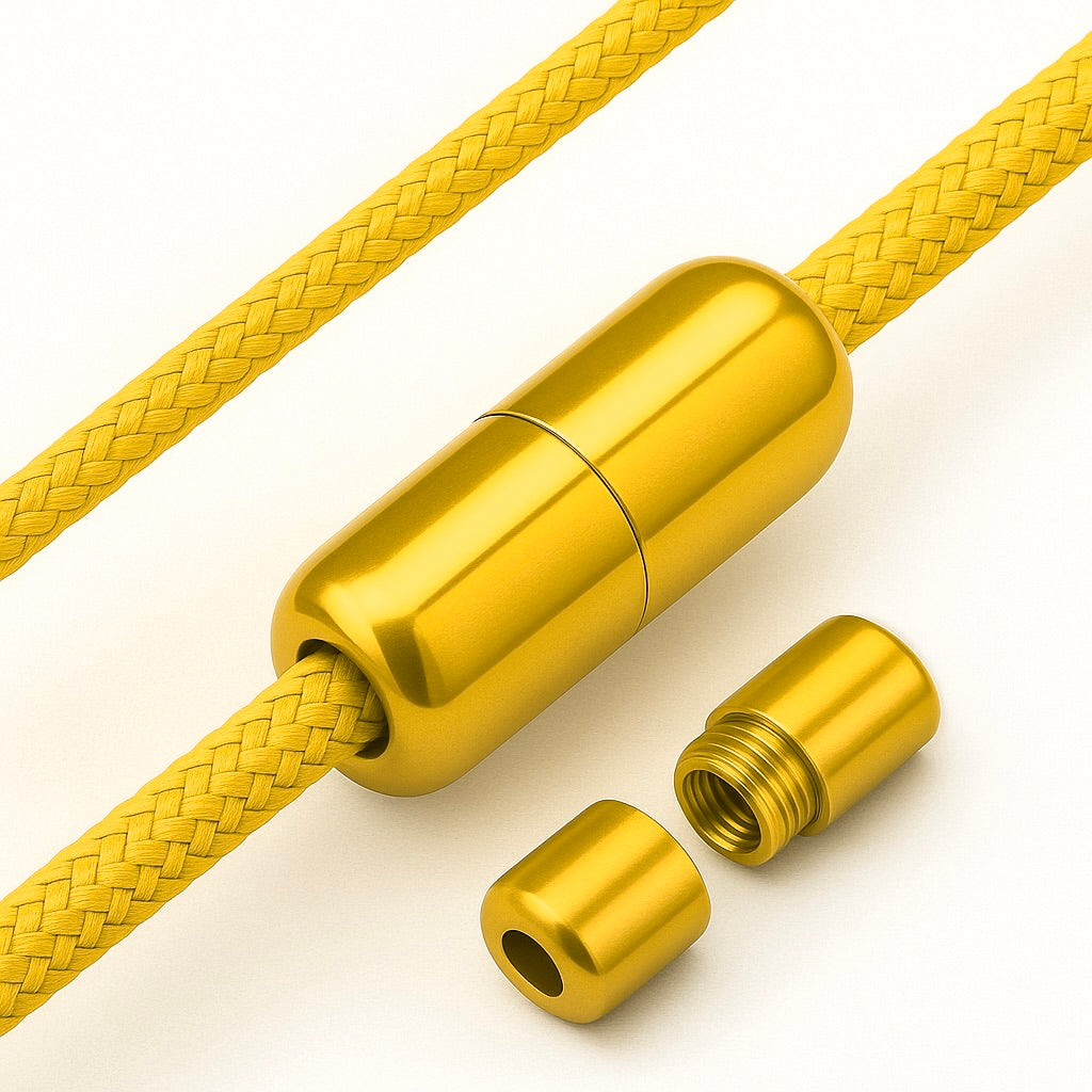 Embout de Lacets Capsules - Doré