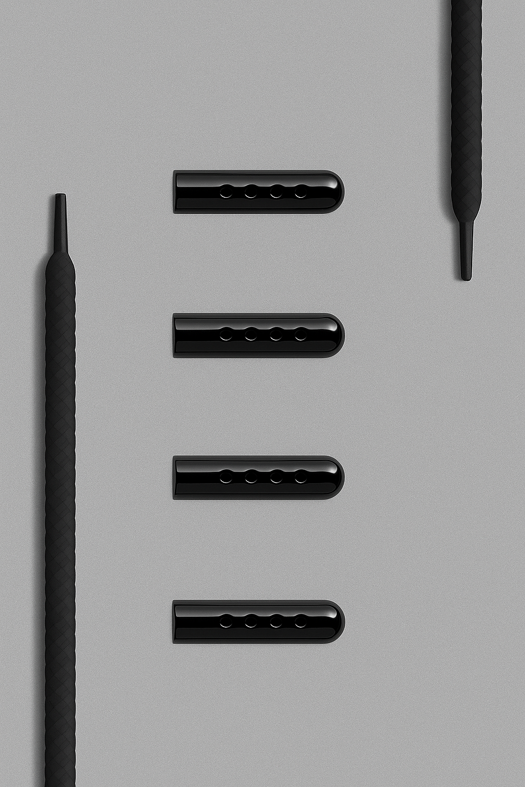 Embouts de Lacets - Noir