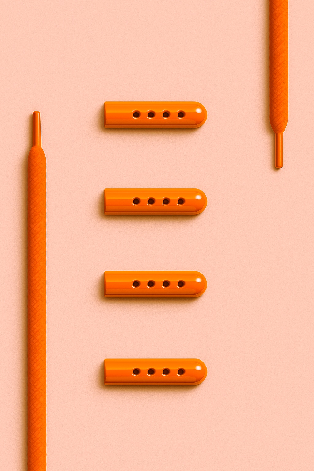 Embouts de Lacets - Orange