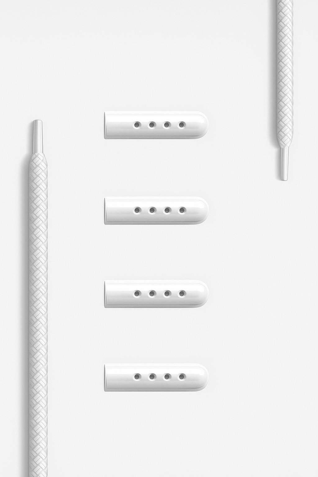 Embouts de Lacets - Blanc