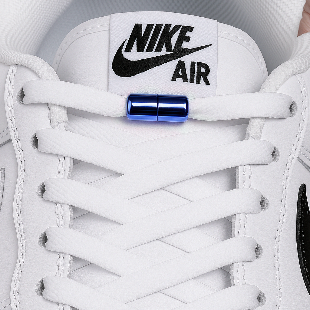 Embouts de Lacets Capsules - Bleu Électrique