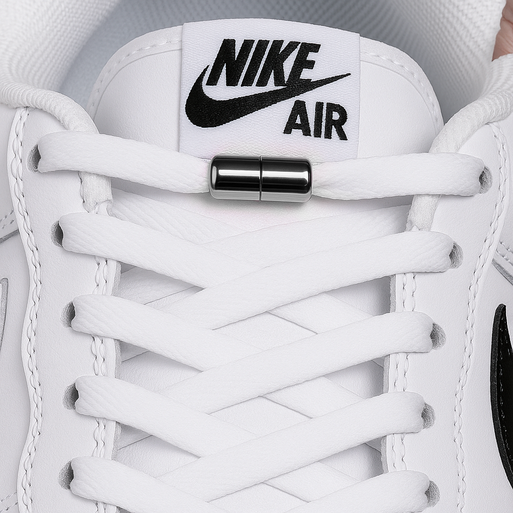 Embouts de Lacets Capsules - Gris Métallique